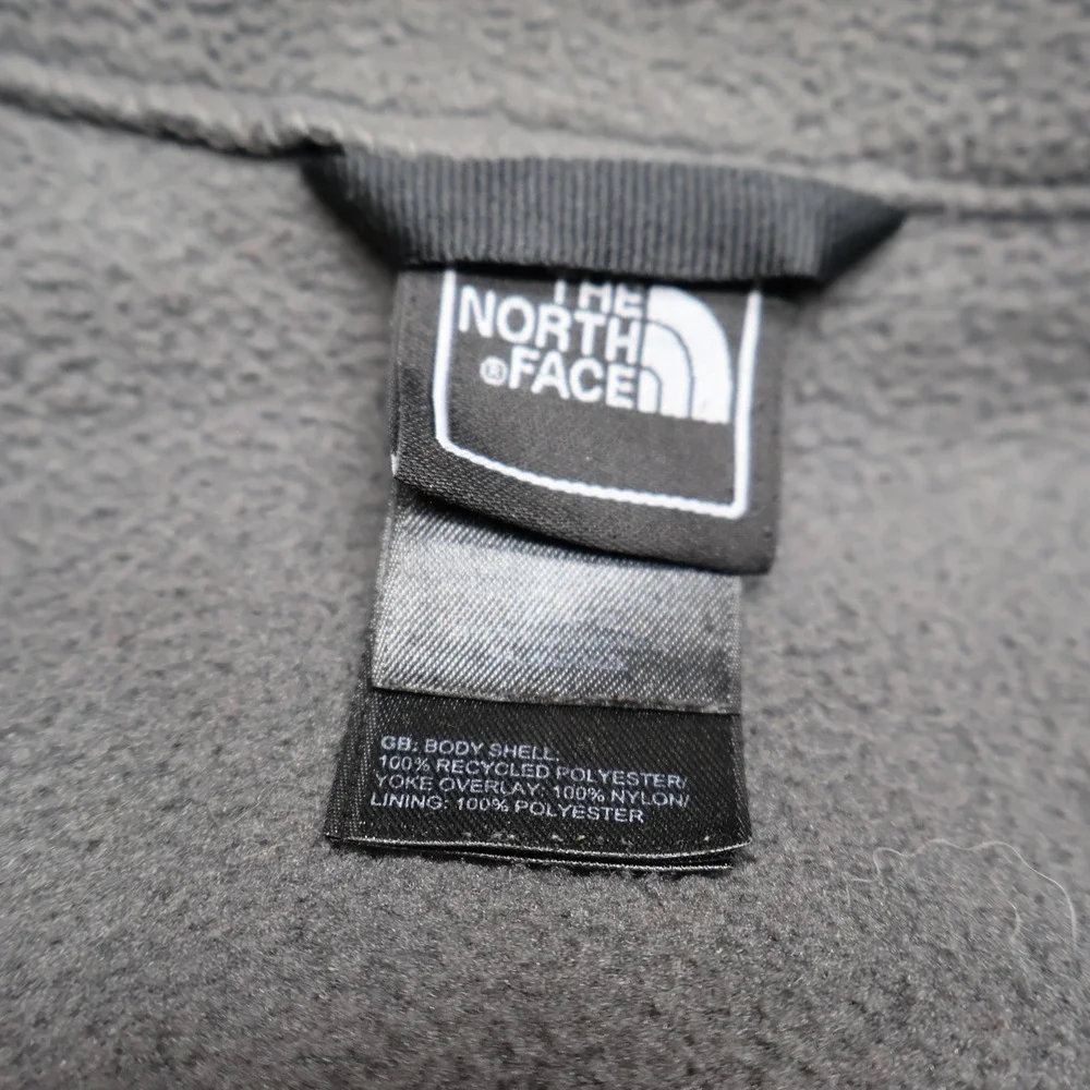 North Face Jacket Boys Large Black Denali Polartec Fleece Recycled Outdoor Fall‎